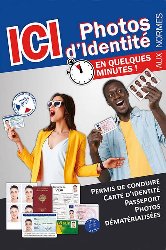 Photo d’identité officielle 9€ la planche de 4 photos, Beaupréau-en-Mauges, FOCUS 49