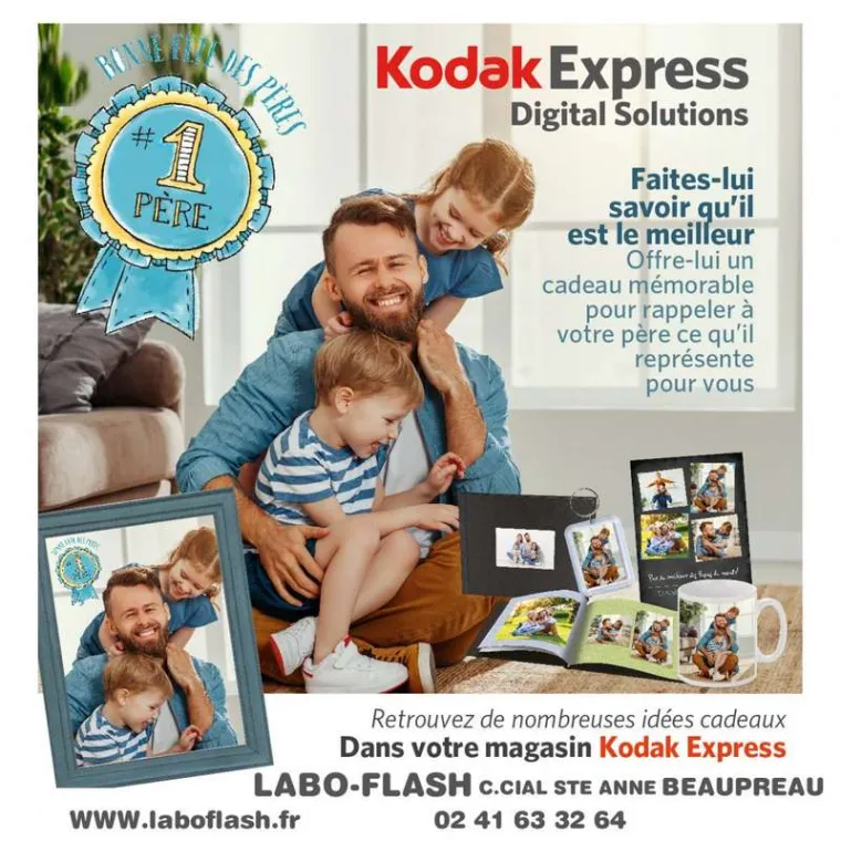 CADEAU personnalisé pour la fête des Pères, Beaupréau-en-Mauges, FOCUS 49