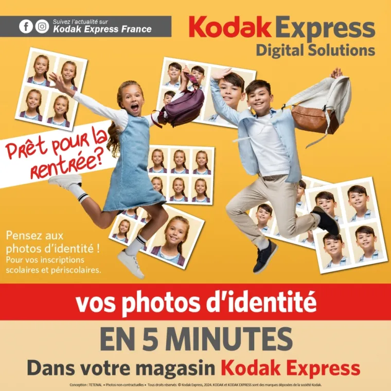 photo d'identité à Beaupréau pour la rentrée scolaire